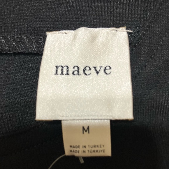 NWT! Anthropology-Maeve Black Sheath Mini Dress Cap Sleeve Crew Neck - Picture 4 of 10